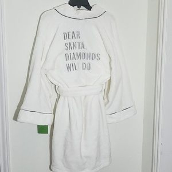 🆕  kate spade Printed Plush Robe - Picture 2 of 8